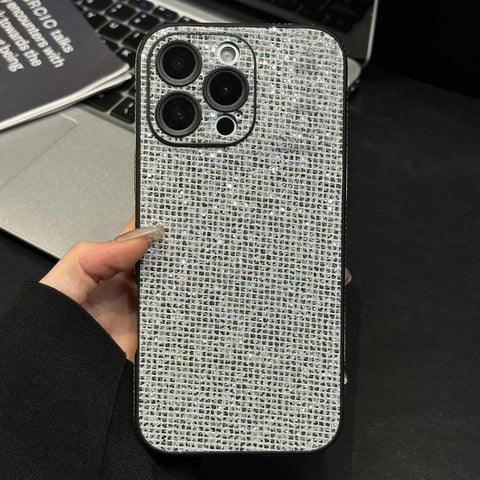 Acrylic Rhinestone Full Coverage Phone Case, For iPhone 14, For iPhone 14 Pro, For iPhone 14 Pro Max, For iPhone 13 Pro Max, For iPhone 13 Pro, For iPhone 13