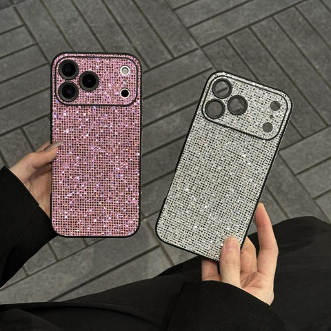 Acrylic Rhinestone Full Coverage Phone Case, For iPhone 14, For iPhone 14 Pro, For iPhone 14 Pro Max, For iPhone 13 Pro Max, For iPhone 13 Pro, For iPhone 13