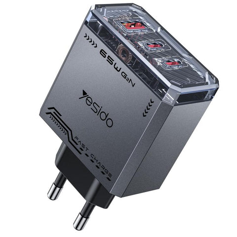 Yesido YC101 65W Mecha GaN Three-port Fast Charger, YC101