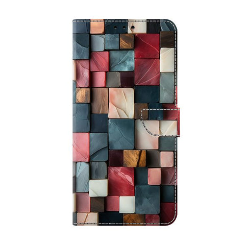 Crystal-Like Painted Vegan Leather Phone Case, For Samsung Galaxy A55 5G, For Samsung Galaxy A35 5G, For Samsung Galaxy A25 5G, For Samsung Galaxy A24 4G