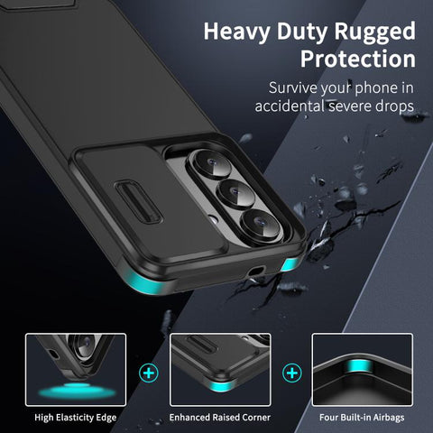 Sliding Camshield TPU + PC Phone Case, For Samsung Galaxy S26+ 5G, For Samsung Galaxy S26 Ultra 5G, For Samsung Galaxy S26 5G, For Samsung Galaxy S25 5G, For Samsung Galaxy S25+ 5G, For Samsung Galaxy S25 Ultra 5G