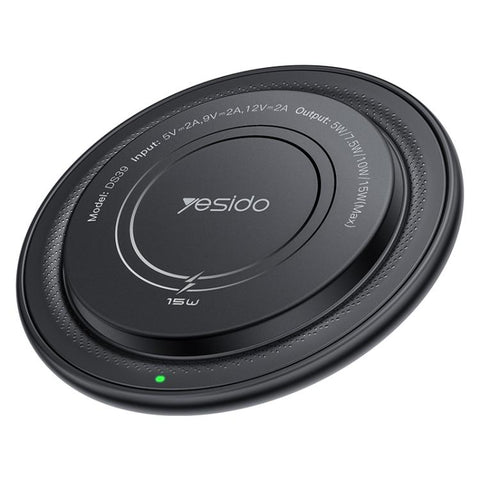 Yesido DS39 15W Desktop Pad Magnetic Wireless Charger, DS39