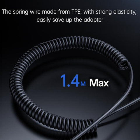 Yesido YAU82 AUX 3.5mm Car Bluetooth 5.0 Audio Adapter, YAU82
