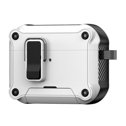 Safety Buckle Magnetic Auto Pop-Up Earphones Protective Case With Holder, For AirPods 5 / AirPods 4, For AirPods Pro 3, For AirPods Pro 2, For AirPods Pro
