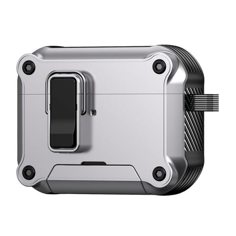 Safety Buckle Magnetic Auto Pop-Up Earphones Protective Case With Holder, For AirPods 5 / AirPods 4, For AirPods Pro 3, For AirPods Pro 2, For AirPods Pro