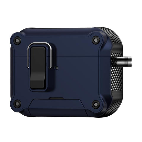 Safety Buckle Magnetic Auto Pop-Up Earphones Protective Case With Holder, For AirPods 5 / AirPods 4, For AirPods Pro 3, For AirPods Pro 2, For AirPods Pro