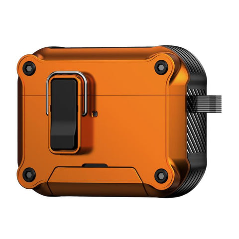 Safety Buckle Magnetic Auto Pop-Up Earphones Protective Case With Holder, For AirPods 5 / AirPods 4, For AirPods Pro 3, For AirPods Pro 2, For AirPods Pro