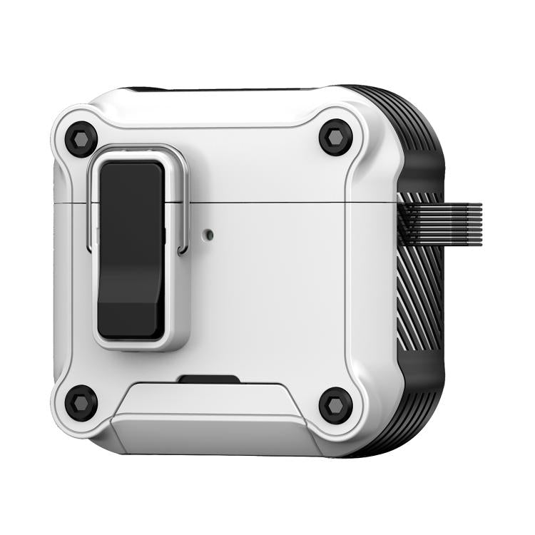 Safety Buckle Magnetic Auto Pop-Up Earphones Protective Case With Holder, For AirPods 5 / AirPods 4, For AirPods Pro 3, For AirPods Pro 2, For AirPods Pro