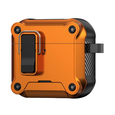 Safety Buckle Magnetic Auto Pop-Up Earphones Protective Case With Holder, For AirPods 5 / AirPods 4, For AirPods Pro 3, For AirPods Pro 2, For AirPods Pro