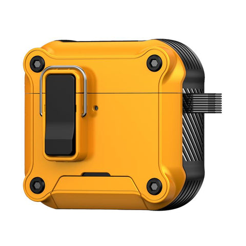 Safety Buckle Magnetic Auto Pop-Up Earphones Protective Case With Holder, For AirPods 5 / AirPods 4, For AirPods Pro 3, For AirPods Pro 2, For AirPods Pro