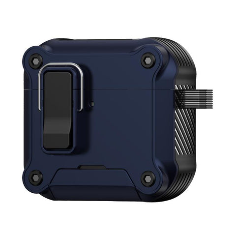 Safety Buckle Magnetic Auto Pop-Up Earphones Protective Case With Holder, For AirPods 5 / AirPods 4, For AirPods Pro 3, For AirPods Pro 2, For AirPods Pro