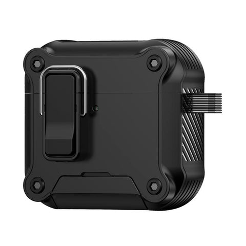 Safety Buckle Magnetic Auto Pop-Up Earphones Protective Case With Holder, For AirPods 5 / AirPods 4, For AirPods Pro 3, For AirPods Pro 2, For AirPods Pro