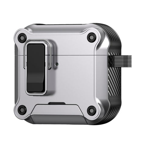 Safety Buckle Magnetic Auto Pop-Up Earphones Protective Case With Holder, For AirPods 5 / AirPods 4, For AirPods Pro 3, For AirPods Pro 2, For AirPods Pro