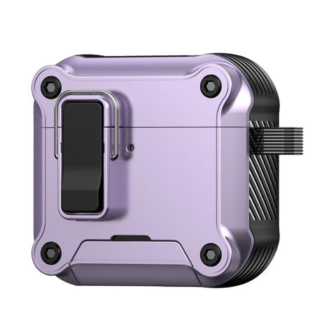 Safety Buckle Magnetic Auto Pop-Up Earphones Protective Case With Holder, For AirPods 5 / AirPods 4, For AirPods Pro 3, For AirPods Pro 2, For AirPods Pro