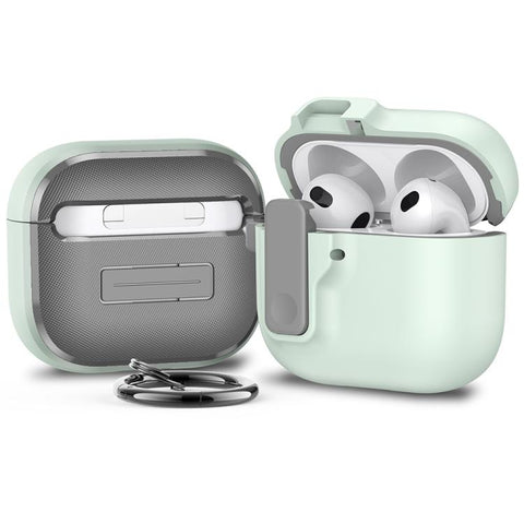 XDcase Armor Full-body Earphone Case with Hook & Security Lock, For AirPods 5 / 4, For AirPods Pro 3, For AirPods Pro 2 / 1