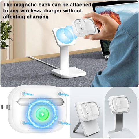 XDcase Starlink Series Magnetic Earphone Case with Holder & Security Lock, For AirPods 5 / 4, For AirPods Pro 3, For AirPods Pro 2 / 1