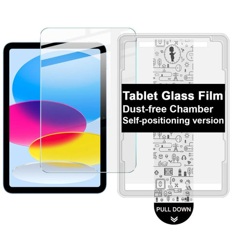 imak Dust-free Chamber Locator Tablet Tempered Glass Film, For iPad Air 13 2024 / 2025 / 2026, For iPad Air 11 2024 / 2025 / 2026, For iPad Pro 13 2024 / 2025, For iPad Pro 11 2024 / 2025, For iPad 2025, For iPad mini 6 / mini 2024