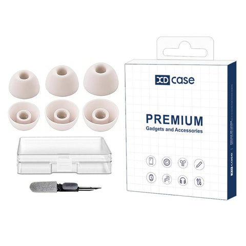 XDcase 3 Pairs Replacement Silicone Ear Tips Kit, S/M/L Size, For Beats Studio Buds+