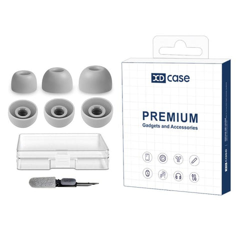 XDcase 3 Pairs Replacement Silicone Ear Tips Kit, S/M/L Size, For Beats Studio Buds+