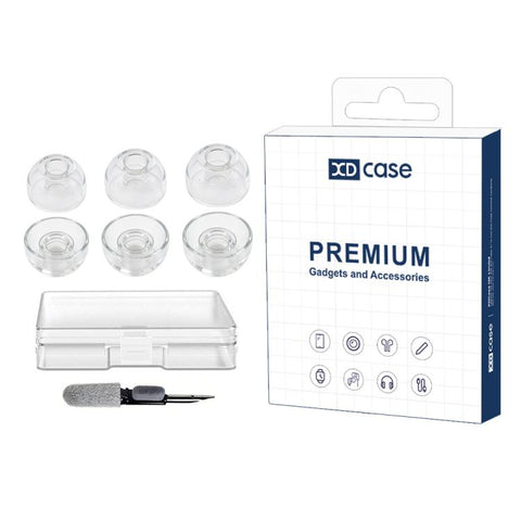 XDcase 3 Pairs Replacement Silicone Ear Tips Kit, S/M/L Size, For Beats Studio Buds+