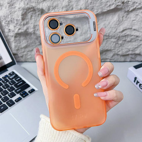 Vitality Eagle Eye Lens Kickstand Magnetic Phone Case, For iPhone 17 Pro Max, For iPhone 17 Pro