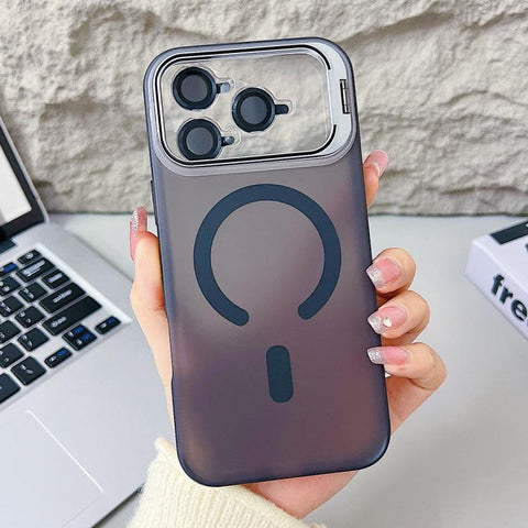 Vitality Eagle Eye Lens Kickstand Magnetic Phone Case, For iPhone 17 Pro Max, For iPhone 17 Pro
