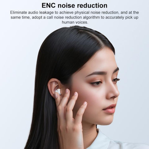 J-Q10 2 in 1 Clip-On and In-Ear Dual Earbuds ENC Noise Reduction True Wireless Bluetooth Earphones