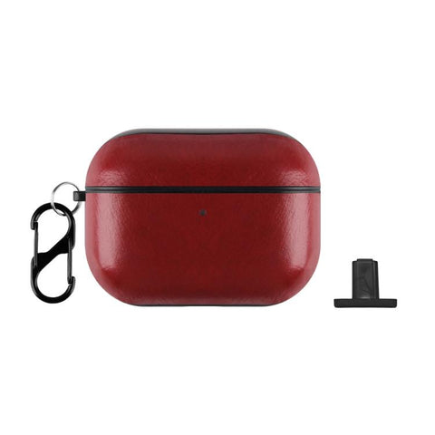 Two-Piece Style PU Leather Earphone Case with Hook & Thimble, For AirPods 5 / AirPods 4, For AirPods Pro 3, For AirPods Pro 2