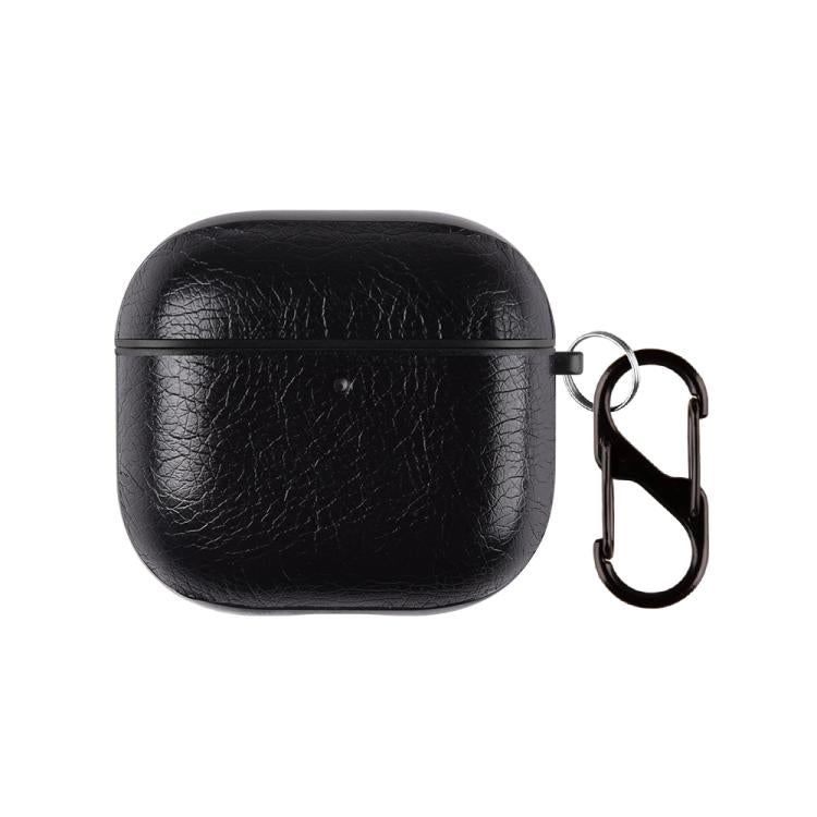 Two-Piece Style PU Leather Earphone Case with Hook & Thimble, For AirPods 5 / AirPods 4, For AirPods Pro 3, For AirPods Pro 2