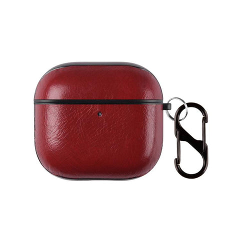 Two-Piece Style PU Leather Earphone Case with Hook & Thimble, For AirPods 5 / AirPods 4, For AirPods Pro 3, For AirPods Pro 2