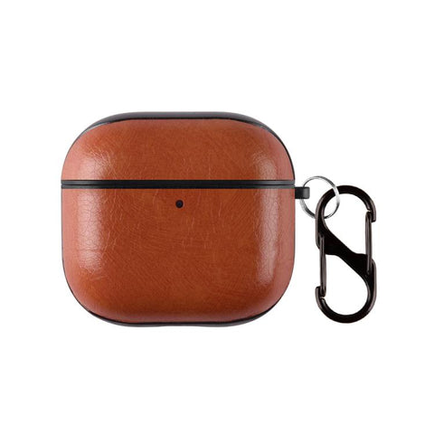 Two-Piece Style PU Leather Earphone Case with Hook & Thimble, For AirPods 5 / AirPods 4, For AirPods Pro 3, For AirPods Pro 2