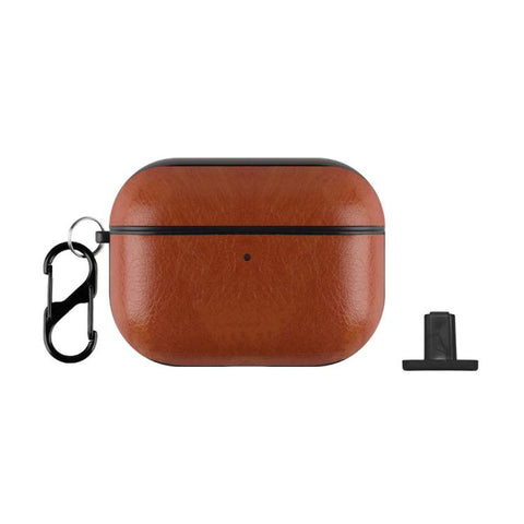 Two-Piece Style PU Leather Earphone Case with Hook & Thimble, For AirPods 5 / AirPods 4, For AirPods Pro 3, For AirPods Pro 2
