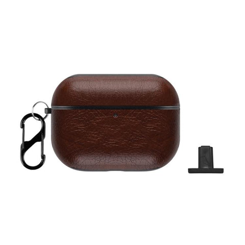 Two-Piece Style PU Leather Earphone Case with Hook & Thimble, For AirPods 5 / AirPods 4, For AirPods Pro 3, For AirPods Pro 2