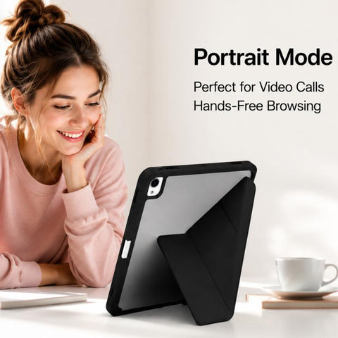 XDcase Rice Grain Texture Y-fold Holder Smart Tablet Leather Case with Pen Slot, For iPad Air 11 inch 2026 / 2025 / 2024, For iPad 2025 / 2022, For iPad Pro 11 inch 2022 / 2021 / 2020