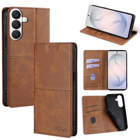 Cow Texture Magnetic Leather Phone Case, For Samsung Galaxy S26+ 5G, For Samsung Galaxy S26 Ultra 5G, For Samsung Galaxy S26 5G