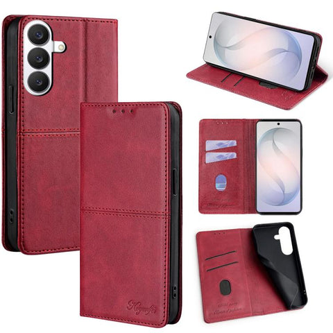Cow Texture Magnetic Leather Phone Case, For Samsung Galaxy S26+ 5G, For Samsung Galaxy S26 Ultra 5G, For Samsung Galaxy S26 5G