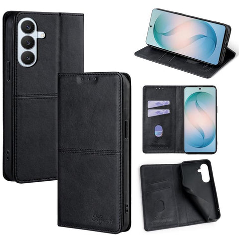 Cow Texture Magnetic Leather Phone Case, For Samsung Galaxy S26+ 5G, For Samsung Galaxy S26 Ultra 5G, For Samsung Galaxy S26 5G