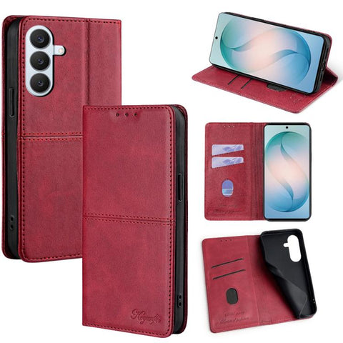 Cow Texture Magnetic Leather Phone Case, For Samsung Galaxy S26+ 5G, For Samsung Galaxy S26 Ultra 5G, For Samsung Galaxy S26 5G