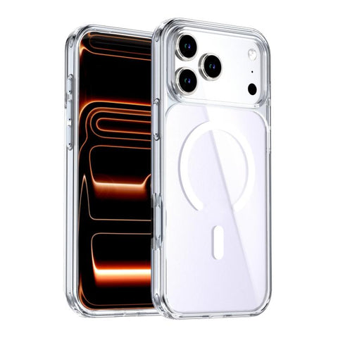 Crystal Colorful Magnetic Phone Case, For iPhone 18 Pro Max / 17 Pro Max, For iPhone 18 Pro / 17 Pro