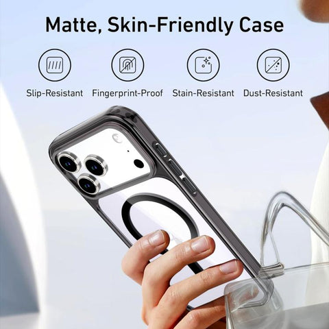 Crystal Colorful Magnetic Phone Case, For iPhone 18 Pro Max / 17 Pro Max, For iPhone 18 Pro / 17 Pro
