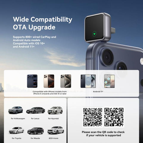JOYROOM JR-CP3 CarPlay Series 2 in 1 CarPlay / Android Auto Wireless Adapter
