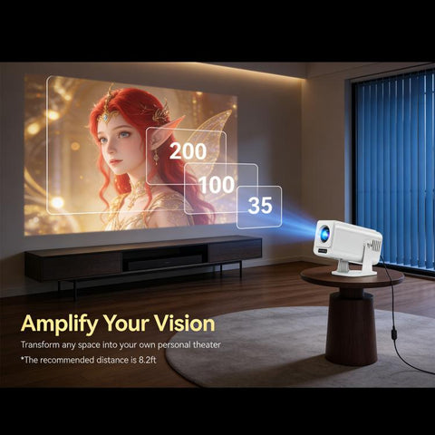 V1 Manual Focus 3 inch LCD 1920x1080P 270ANSI Android 13 OS Portable Smart Projector, Manual Focus / US Plug, Manual Focus / EU Plug, Manual Focus / UK Plug, Manual Focus / AU Plug