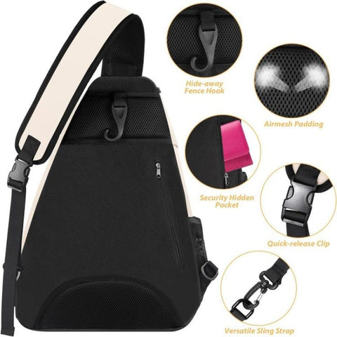 Outdoor Sports Training Single-Shoulder Tennis Crossbody Bag