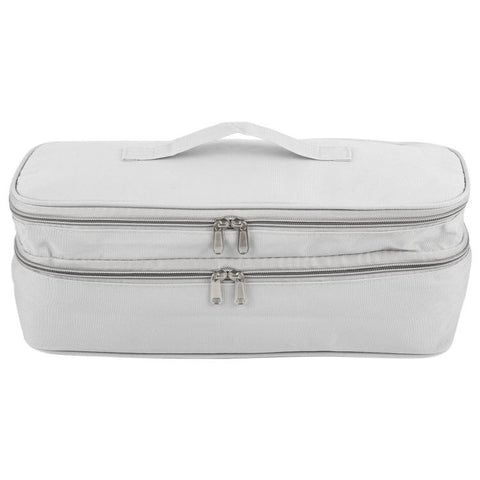 Multifunctional Nylon Waterproof Storage Bag Portable Dual-Layer Cosmetic Bag
