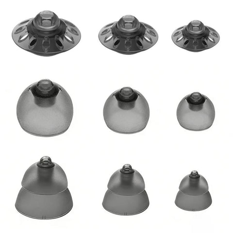 XDcase 10pcs Replacement Silicone Ear Tips Kit for Phonak Hearing Aids, S, M, L