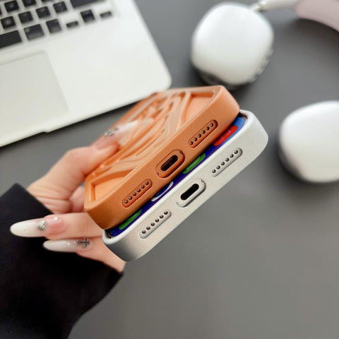 Oil Spraying Hollow Out Clown Heat Dissipation TPU Phone Case, For iPhone 13 Pro Max, For iPhone 13 Pro, For iPhone 13