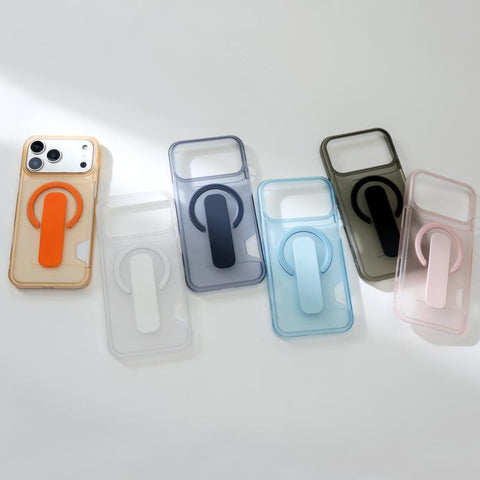Translucent Holder Card Slot Magnetic Phone Case, For iPhone 18 Pro / 17 Pro, For iPhone 18 Pro Max / 17 Pro Max, For iPhone 17, For iPhone Air, For iPhone 16 Pro Max, For iPhone 16 Pro, For iPhone 16, For iPhone 15 Pro Max