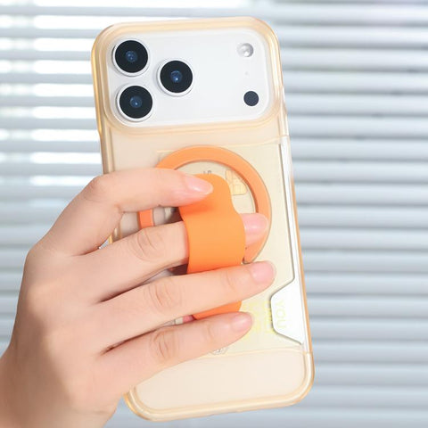 Translucent Holder Card Slot Magnetic Phone Case, For iPhone 18 Pro / 17 Pro, For iPhone 18 Pro Max / 17 Pro Max, For iPhone 17, For iPhone Air, For iPhone 16 Pro Max, For iPhone 16 Pro, For iPhone 16, For iPhone 15 Pro Max