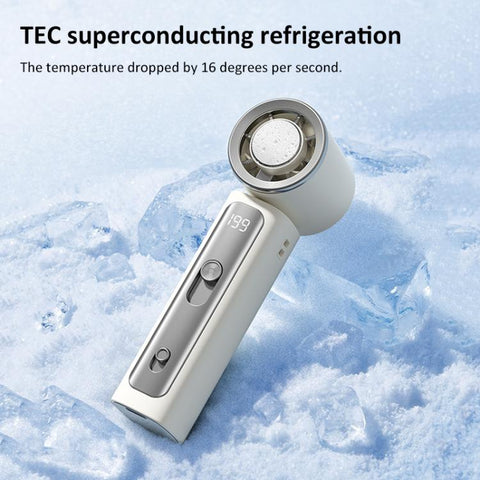 Y33 Mini Handheld Cooling Fan with Digital Display