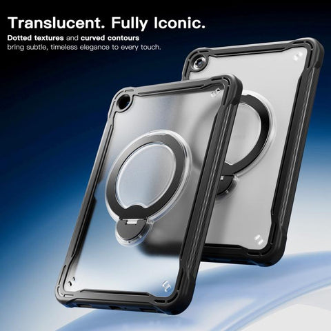 Powerful Sailor Metal Holder Hybrid Tablet Case with Strap & Glass Film, For Samsung Galaxy A11+, For Samsung Galaxy A9+